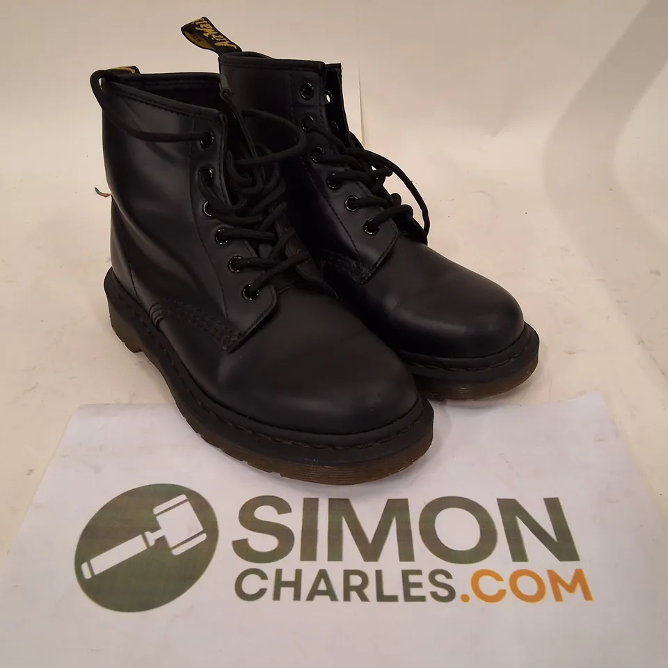 Dr. Martens 101 Boots – Black Leather, UK 4 (EU 37)