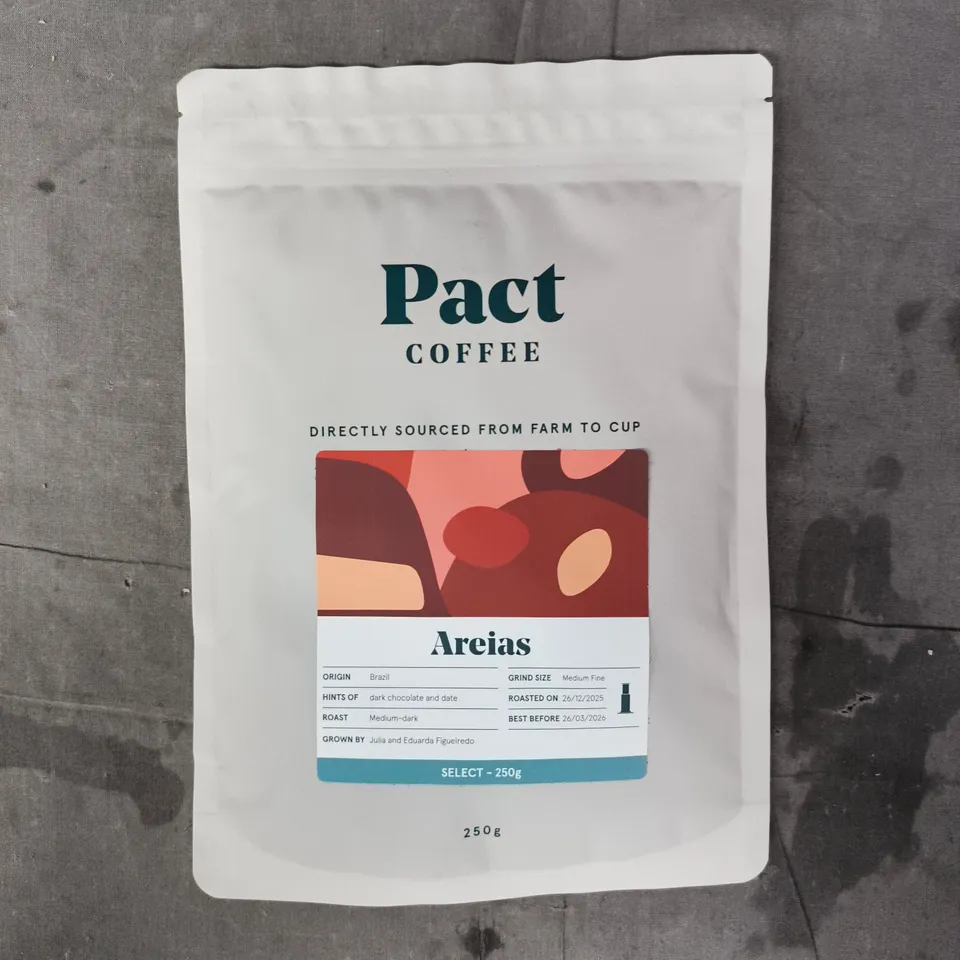 PACT COFFEE - AREIAS MEDIUM-FINE GROUND COFFEE