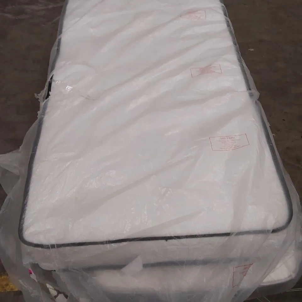 QUALITY BAGGED MEMORY FOAM OPEN COIL 3FT MATTRESS