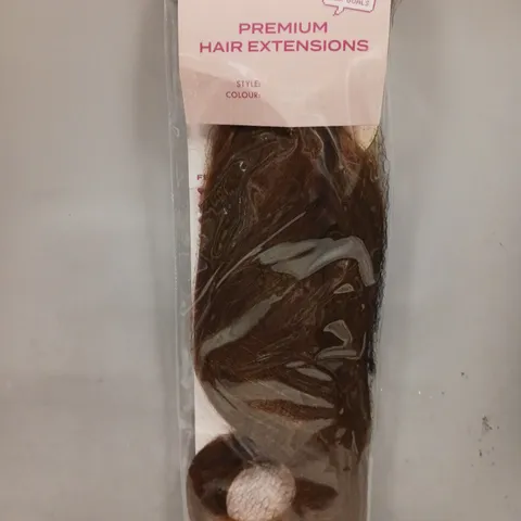 LULLABELLZ PREMIUM HAIR EXTENSIONS 5PCE STRAIGHT IN 12 GOLDEN BROWN