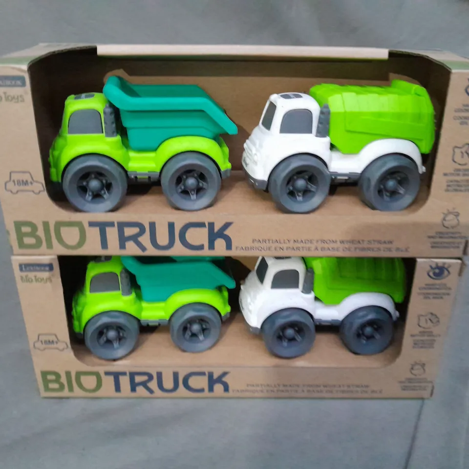 LOT OF 2 LEXIBOOK BIO TRUCKS