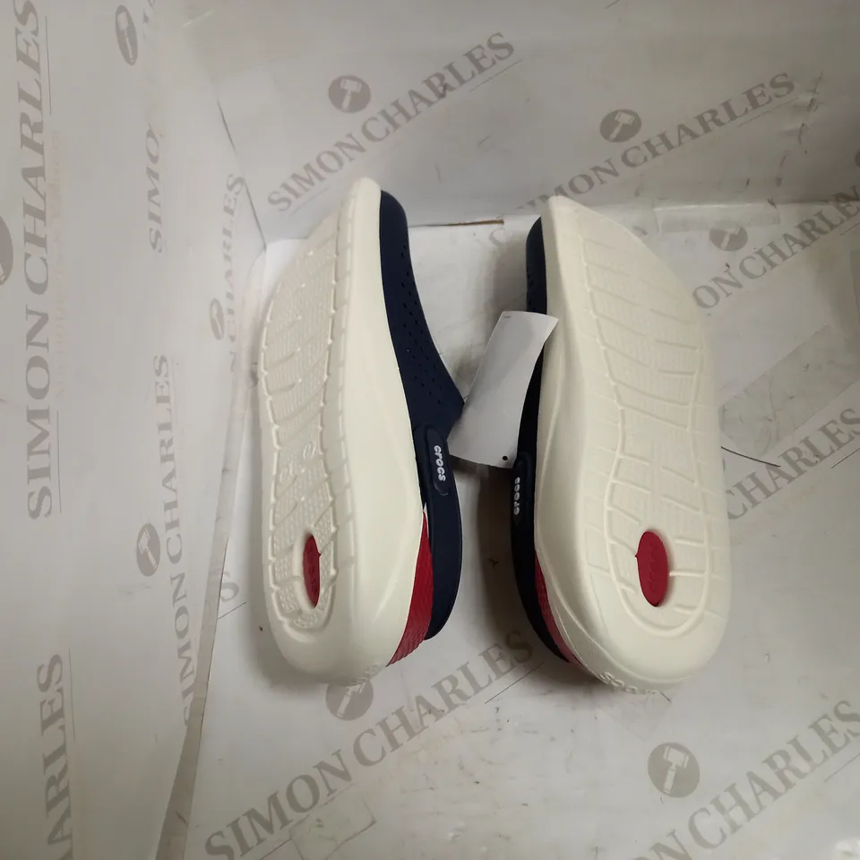 CROCS LITERIDE NAVY/WHITE M10 W12 