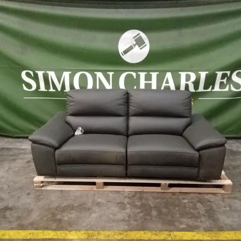 PAVILION 3 SEATER LEATHER/FAUX LEATHER POWER RECLINER SOFA