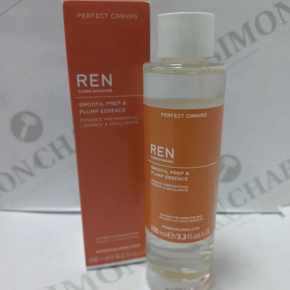 REN CLEAN SKINCARE PERFECT CANVAS SMOOTH PREP & PLUMP ESSENCE 100ML