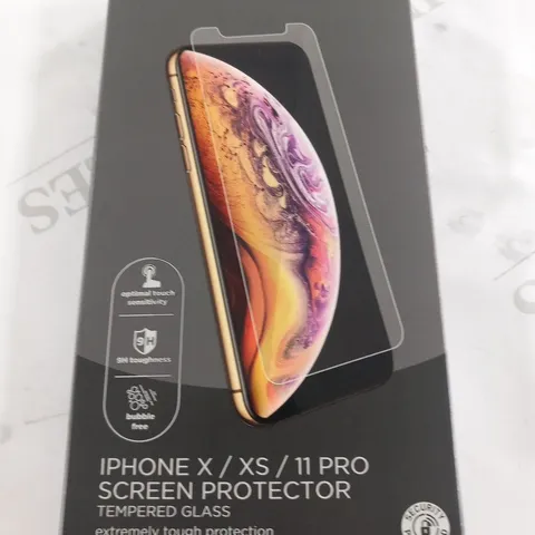 APPROXIMATELY 800 IPHONE X/XS/11 PRO SCREEN PROTECTOR TEMPERED GLASS