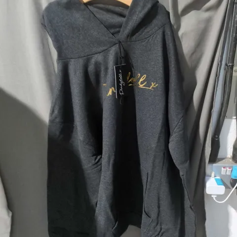 PINDYDOLL GIRLS CHARCOAL MARL HOODIE TOP & LEGGINGS SET – UK 14-15YRS 