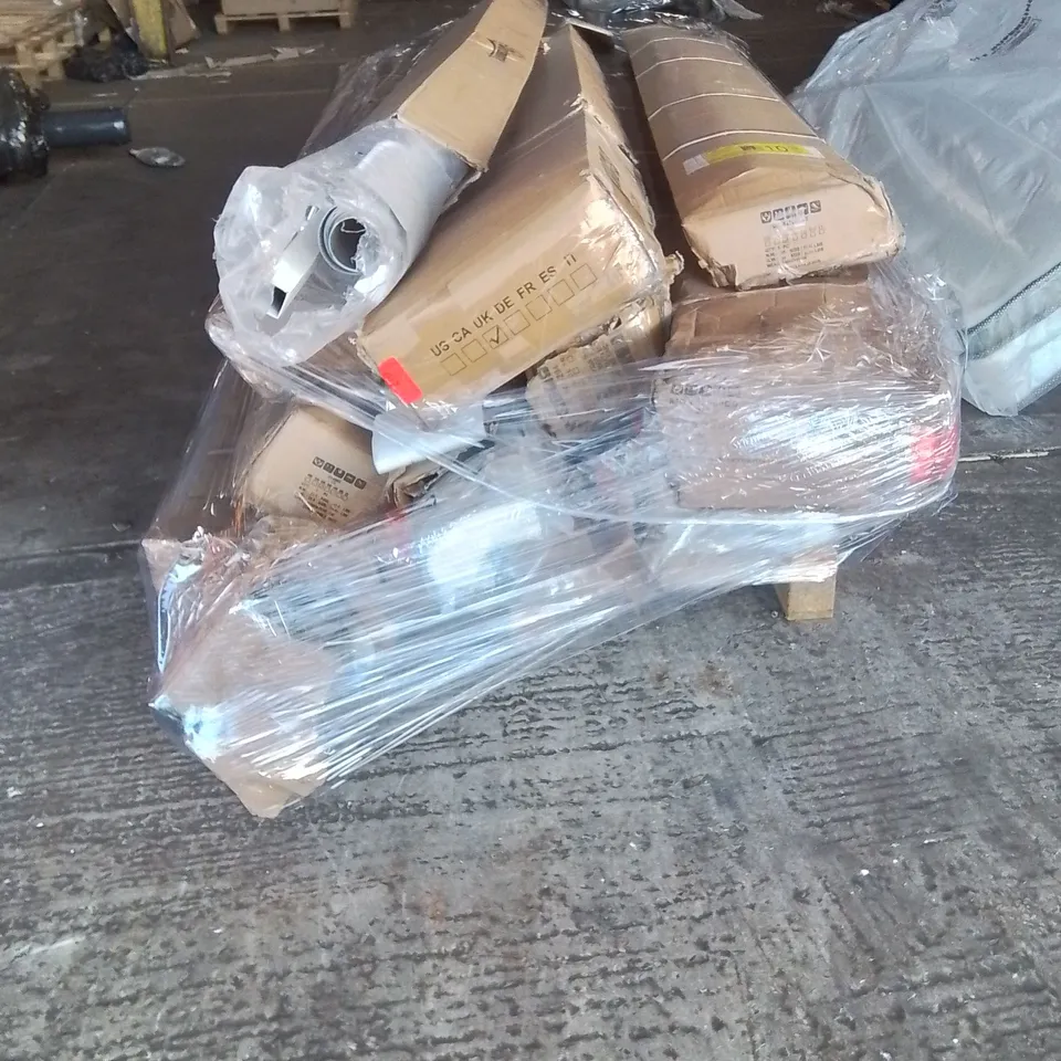 PALLET CONTAINING UNSPECIFIED PARTS SUCH AS GAZEBOS,ORNINGS ETC