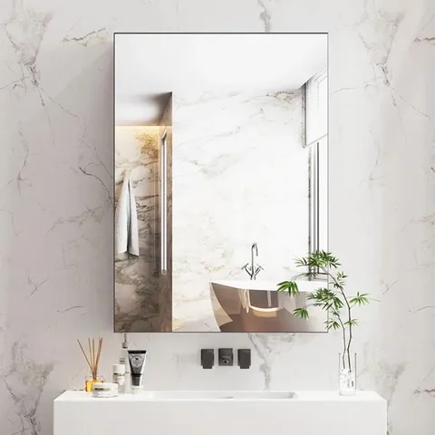 BOXED AYRION 505MM W 700MM H SURFACE FRAMED MEDICINE CABINET