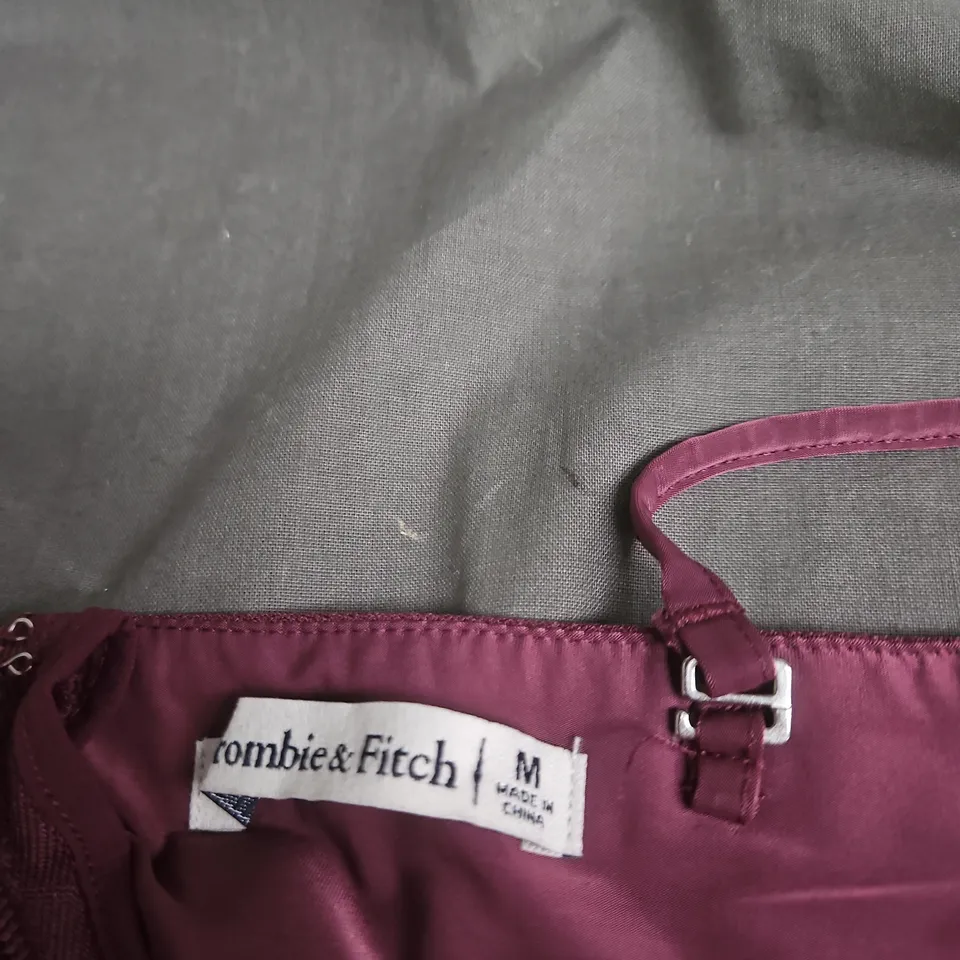 ABERCROMBIE & FITCH WOMEN'S PURPLE OFF-SHOULDER DRESS, SIZE M