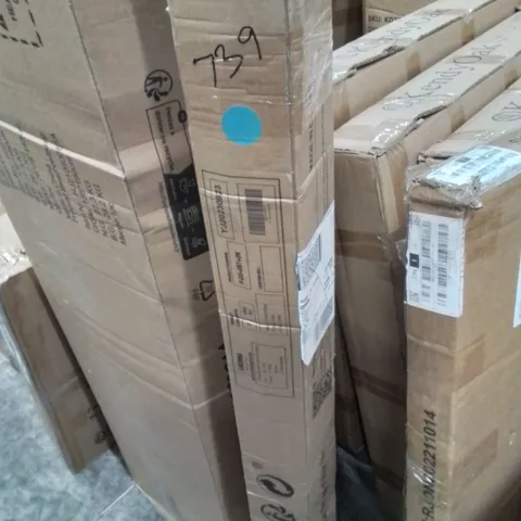BOXED UMBRELLA WITH STAND -LIGHT BLUE-