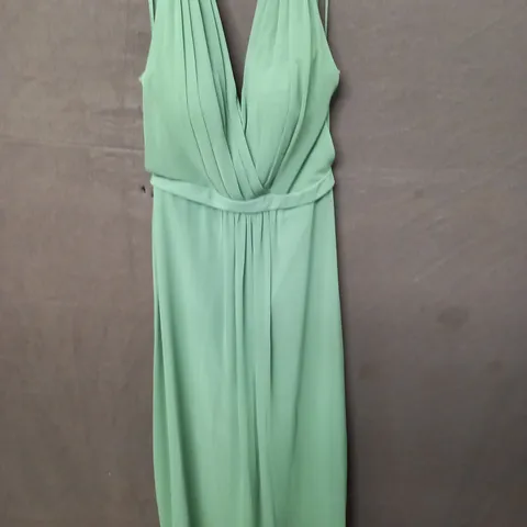 GREEN OCCASIONAL DRESS - 8