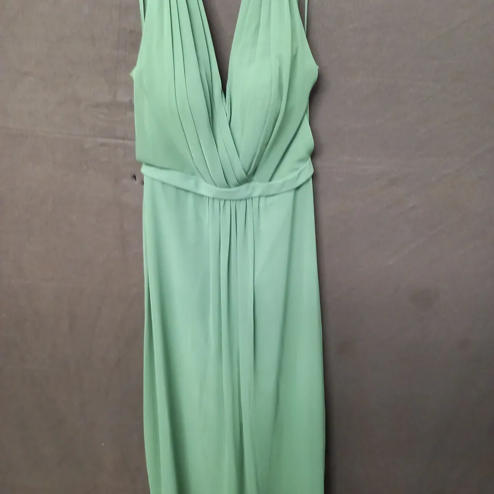 GREEN OCCASIONAL DRESS - 8
