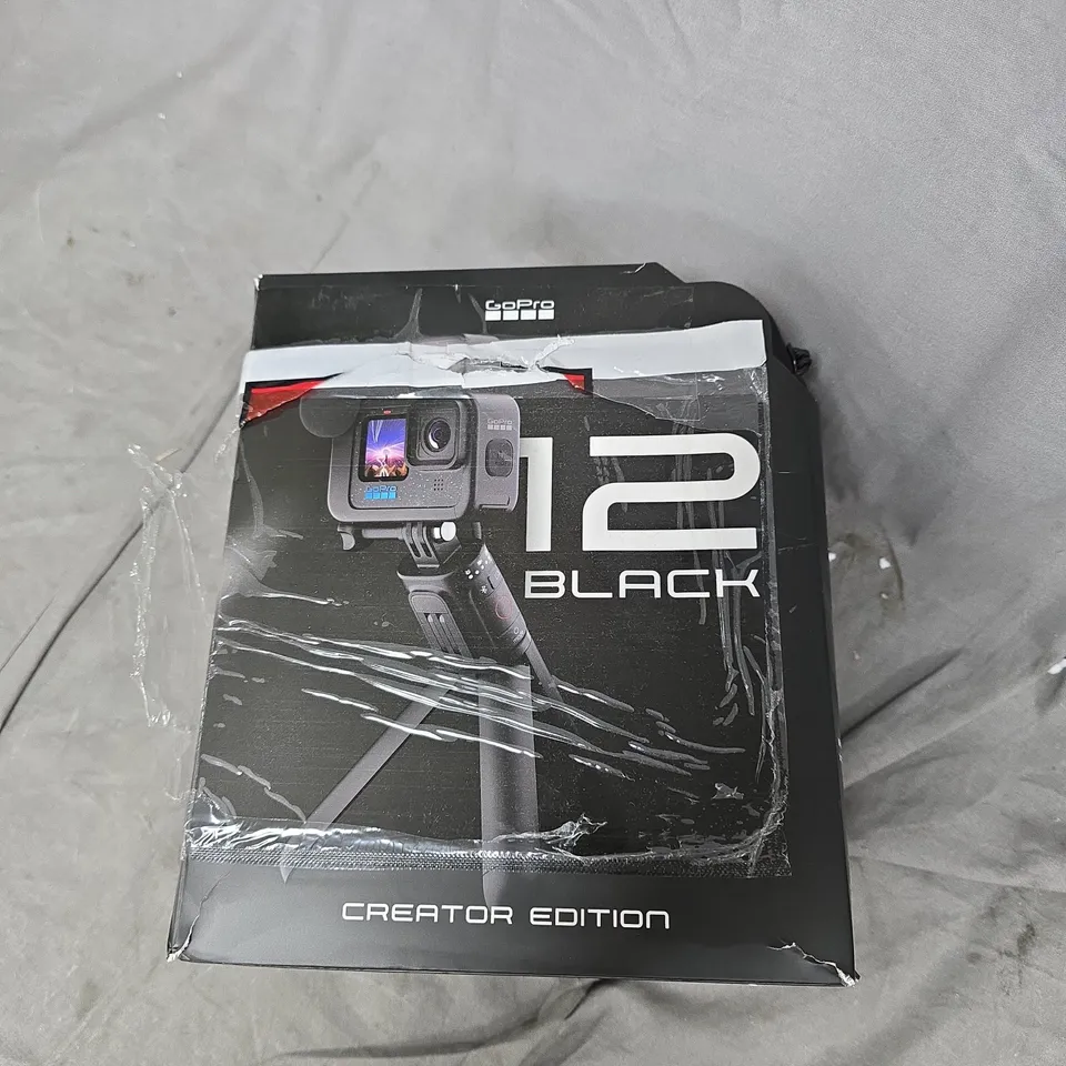 GOPRO HERO12 BLACK CREATOR EDITION ACTION CAMERA – BOXED WITH CASE & ACCESSORIES