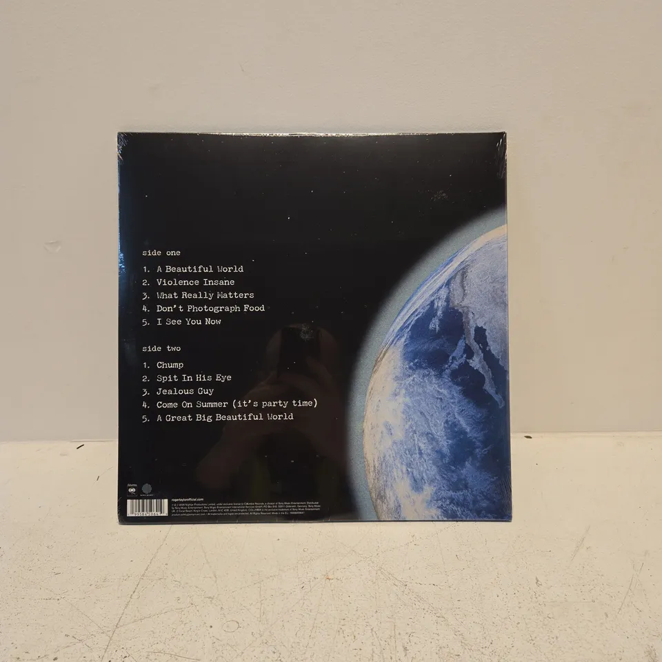 ROGER TAYLOR VIOLENCE INSANE IN A BEAUTIFUL WORLD VINYL SEALED