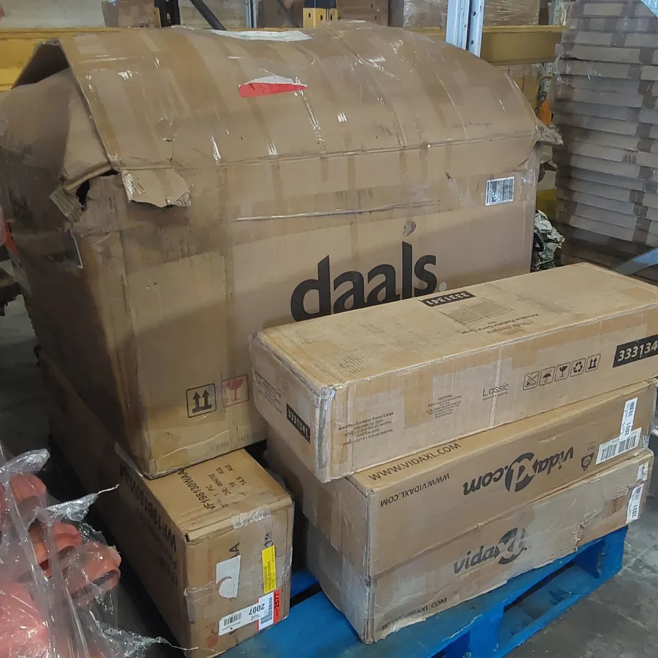 PALLET CONTAINING ASSORTED FURNITURE PARTS ECT