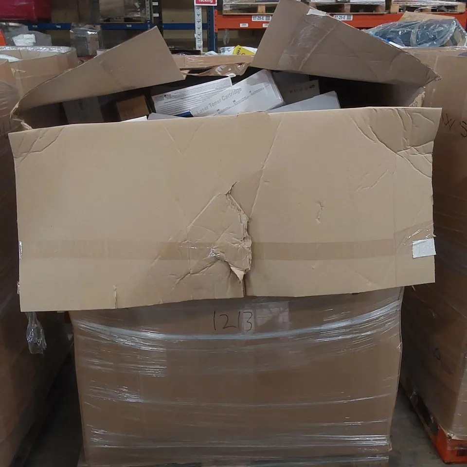 PALLET TO CONTAIN A LARGE ASSORTMENT OF INK TONER CARTRIDGES // BRANDS, MODELS AND COLOURS MAY VARY