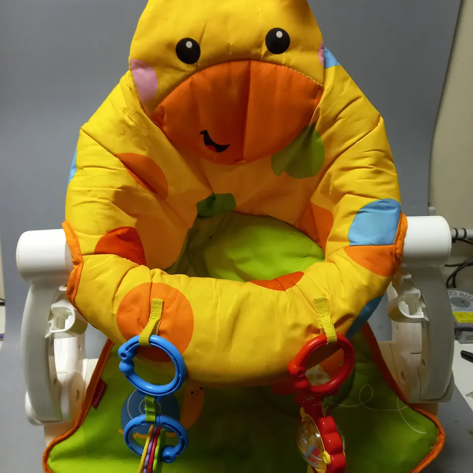 FISHER PRICE BABY SEAT WITH TOYS 
