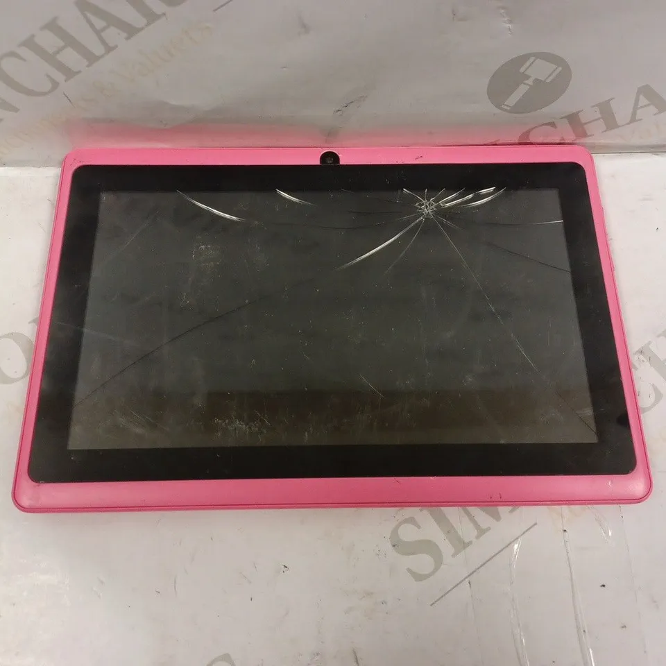 PINK ANDROID TABLET - BRAND UNKNOWN