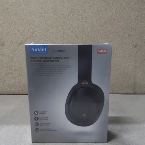 SEALED ANKBIT E500PRO WIRELESS NOISE CANCELLING STEREO HEADPHONES