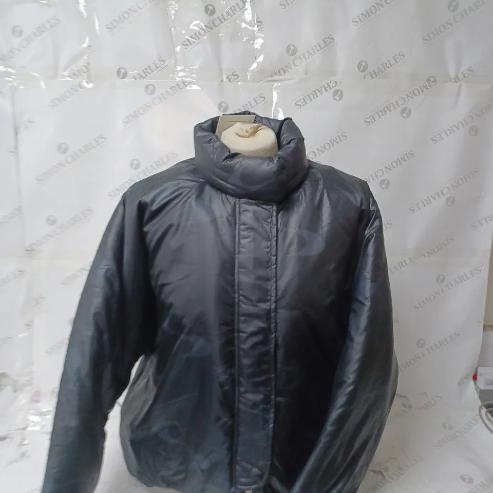 SISTERS & SEEKERS CRUX PRINT PUFFER COAT XS/S