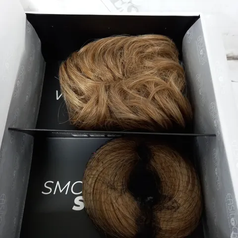 APPROXIMATELY 20 ASSORTED EASILOCKS PRODUCTS TO INCLUDE HAIR SCRUNCHIES ALL IN VARIOUS IN COLOURS