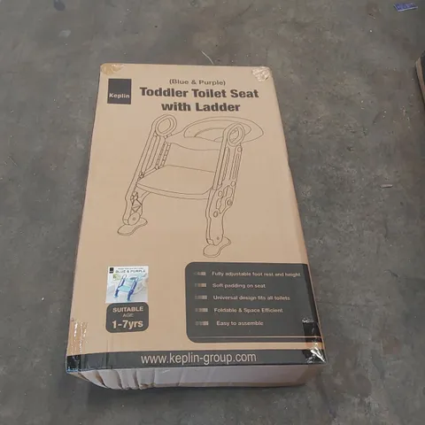 BOXED KEPLIN TODDLER TOILET SEAT WITH LADDER