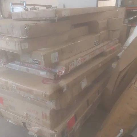 PALLET OF ASSORTED INCOMPLETE DANETTI AND OTHER DESIGNER FURNITURE PARTS AND PIECES 