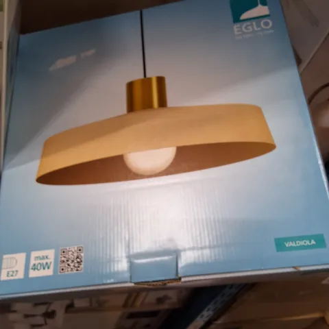 BOXED EGLO VALDIOLA PENDANT LIGHT β E27, MAX 40W, 220-240V
