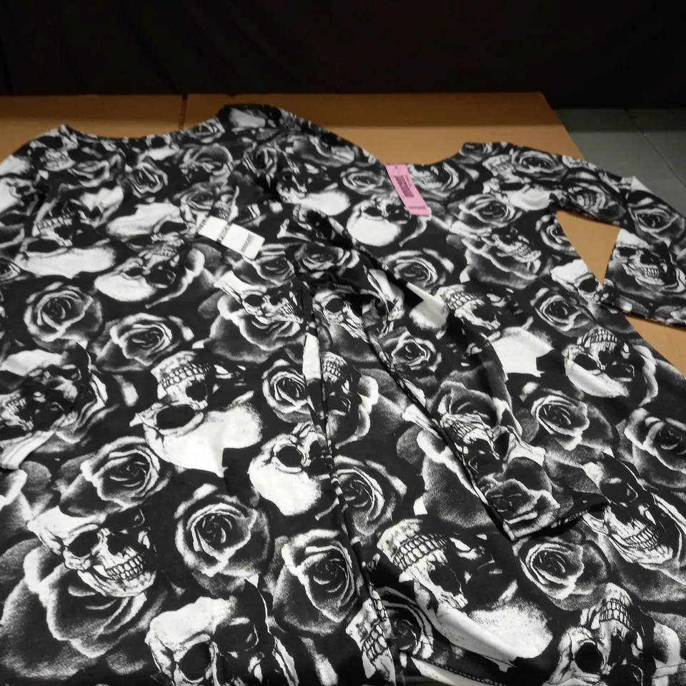 LOT OF 3 INNOCENT SKULL AND ROSE THEMED DRESS - VARIOUS SIZES