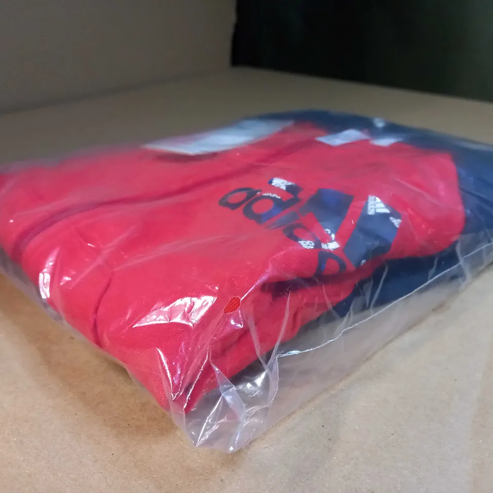 PACKAGED ADIDAS RED/NAVY TRACKSUIT - AGE 2/3YRS