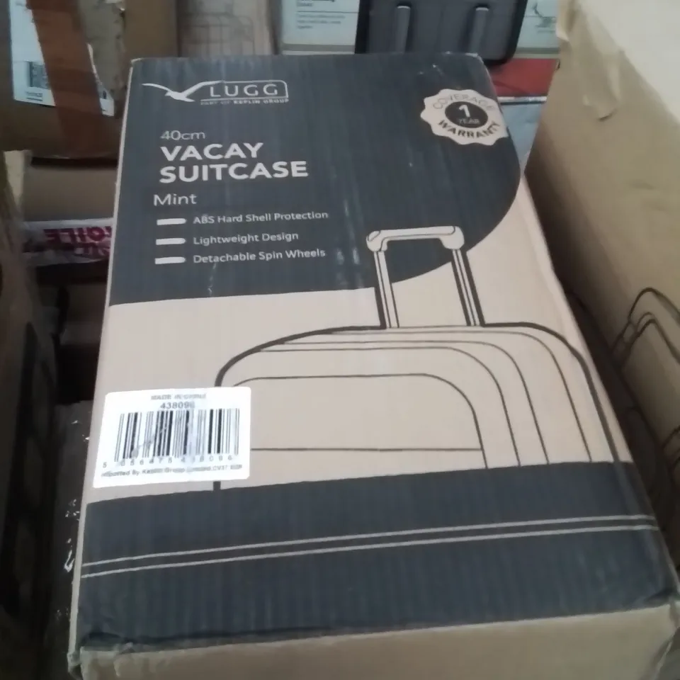 BOXED LUGG 40CM VACAY SUITCASE MINT