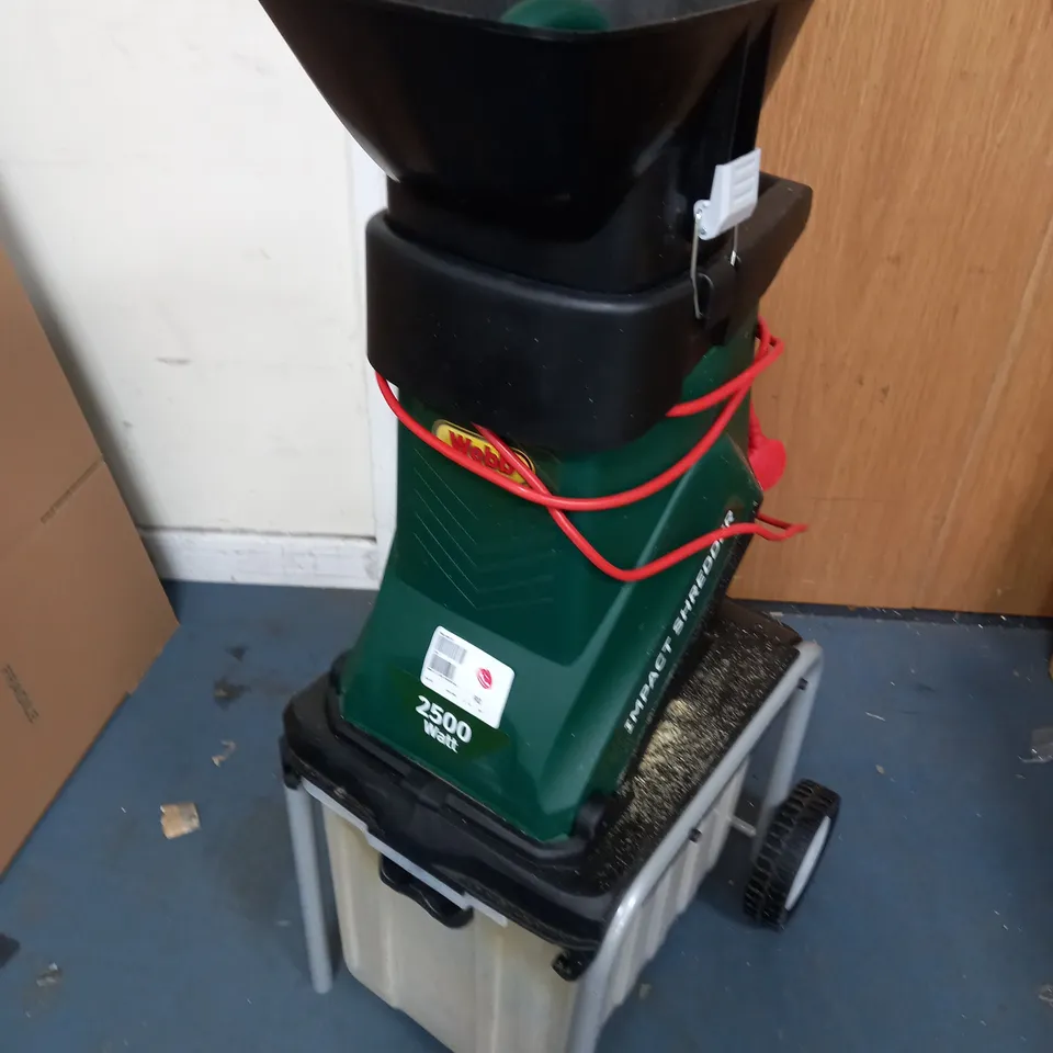 UNBOXED WEBB 2500W ELECTRIC IMPACT SHREDDER - WEISWB / COLLECTION ONLY