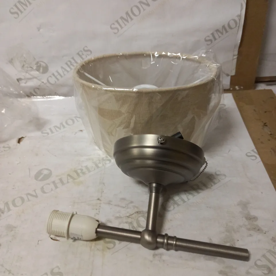 JOHN LEWIS ISABEL WALL LIGHT, 1 LIGHT, PEWTER