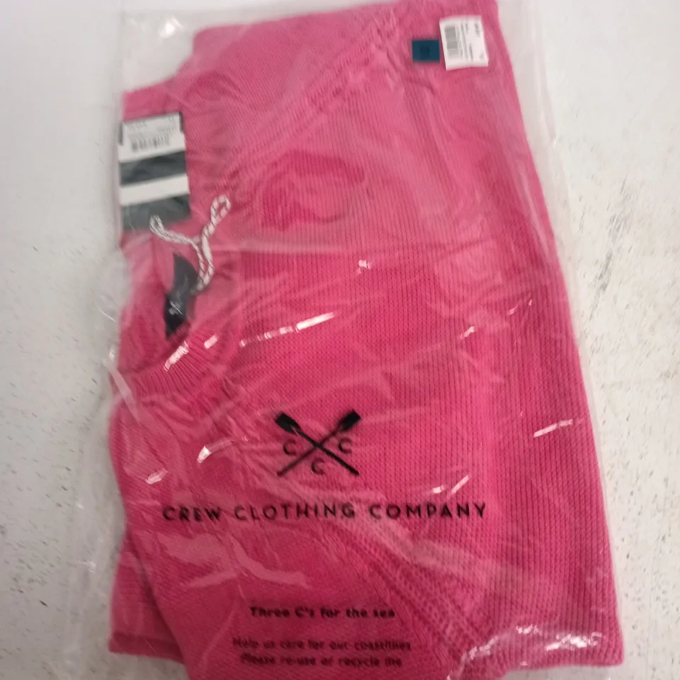Crew Clothing Company Cotton Stitch Jumper – Raspberry Pink, UK 10