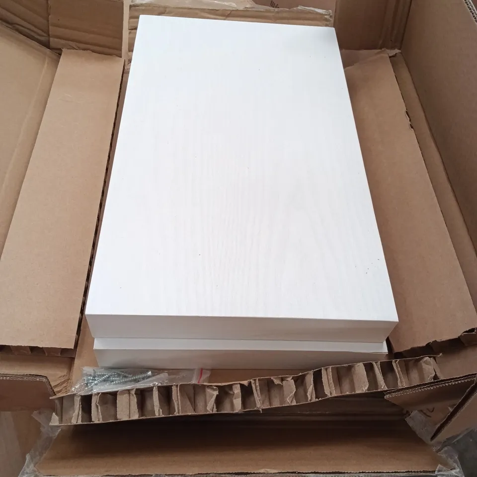 BOXED FLOATING SHELF - WHITE (1 BOX)