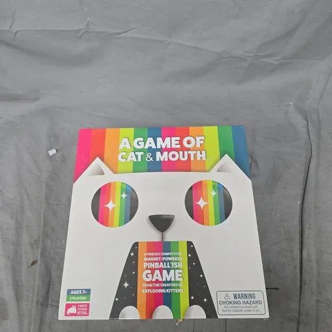 A GAME OF CAT & MOUTH - MAGNET-POWERED PINBALLISH PARTY GAME 