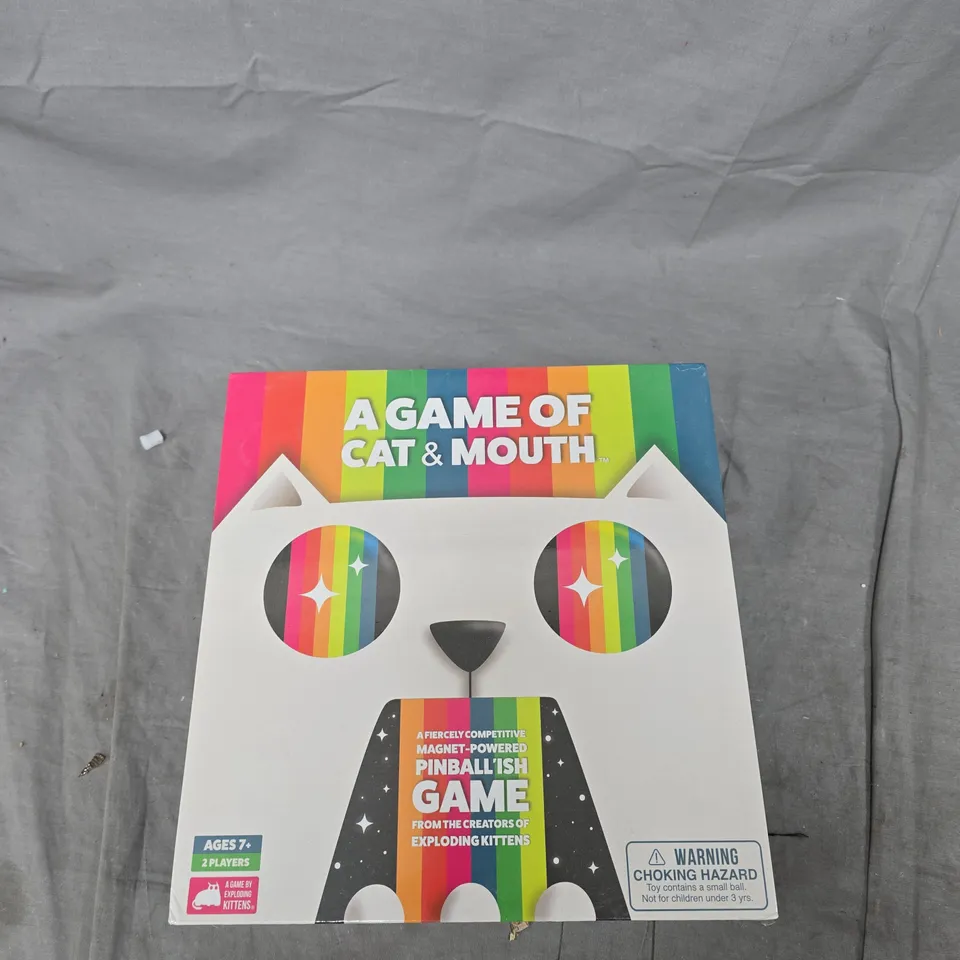 A GAME OF CAT & MOUTH - MAGNET-POWERED PINBALLISH PARTY GAME 