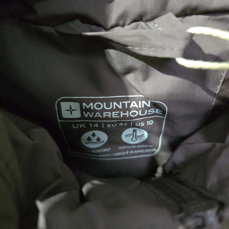 MOUNTAIN WAREHOUSE WOMEN'S PADDED GILET UK 14 BROWN/PURPLE