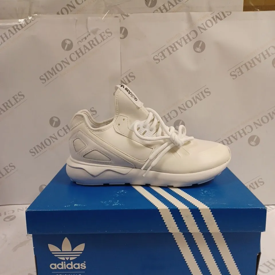 BOXED ADIDAS TUBULAR RUNNER UK 8 WHITE 