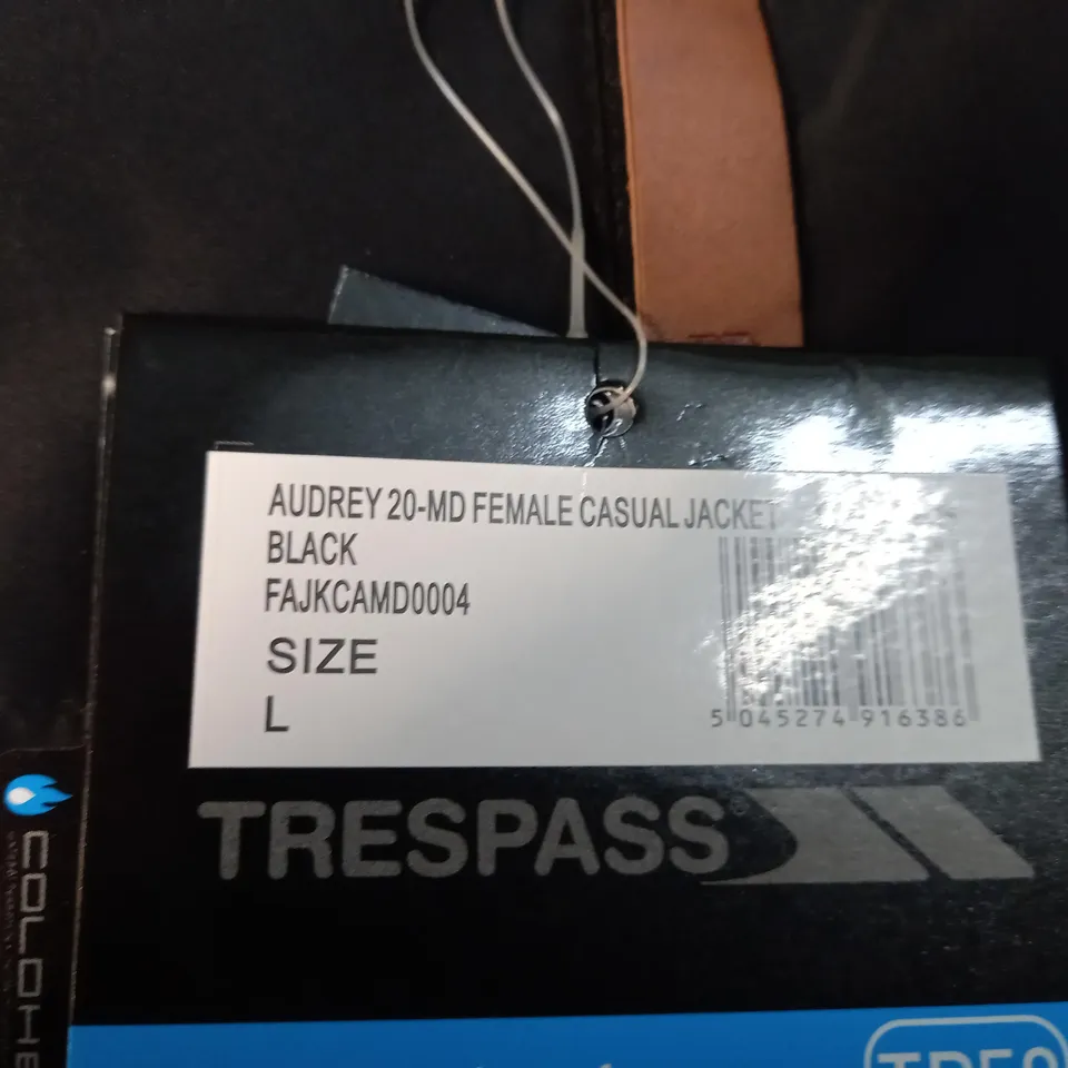 TRESPASS AUDREY BLACK FEMALE JACKET - SIZE L