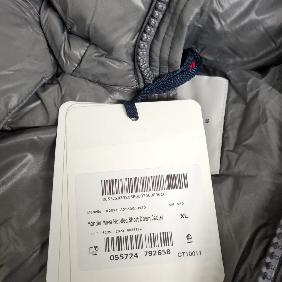 MONCLER MAYA HOODED SHORT DOWN JACKET – XL