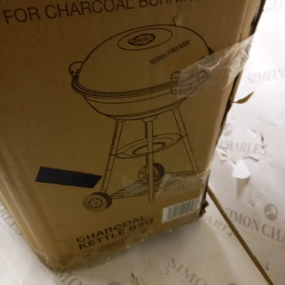 GEORGE FOREMAN CHARCOAL KETTLE BBQ