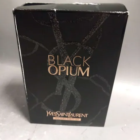 BOXED YVES SAINT LAURENT BLACK OPIUM HOLIDAY PARTY KIT