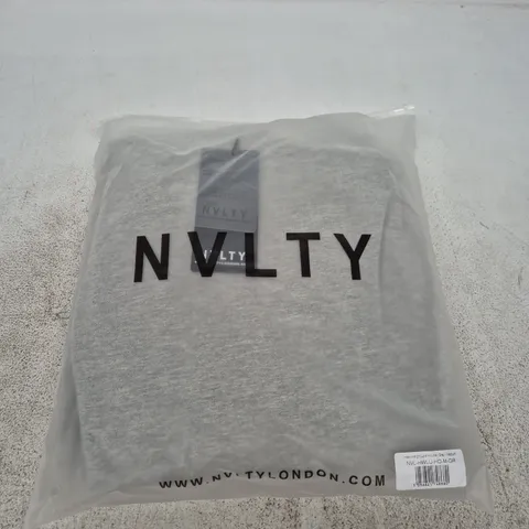 NVLTY HEAVYWEIGHT LUXE HOODIE – GREY – UK M