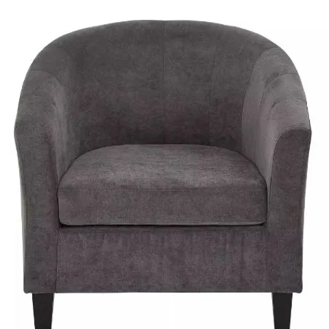 REGAL FABRIC TUB CHAIR - GREY