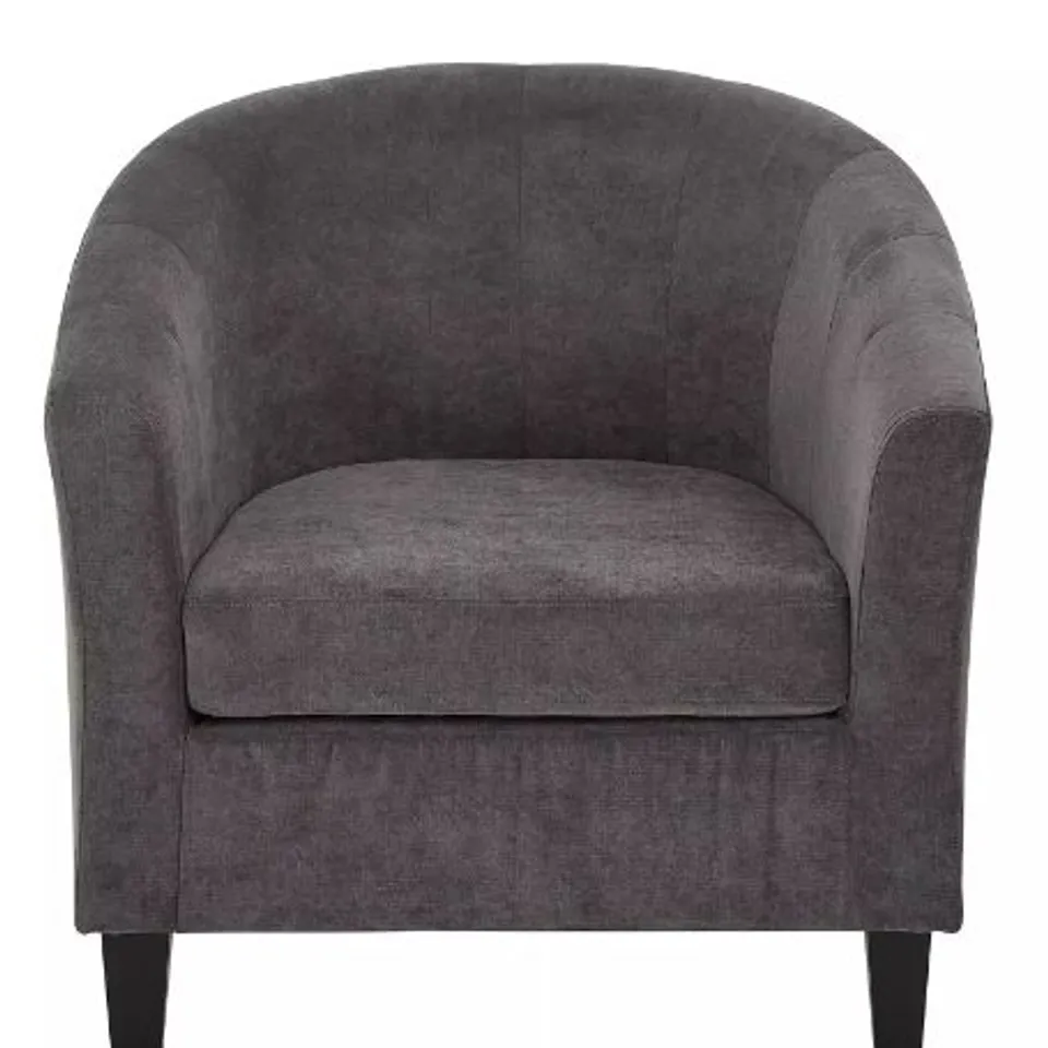 REGAL FABRIC TUB CHAIR - GREY RRP £159