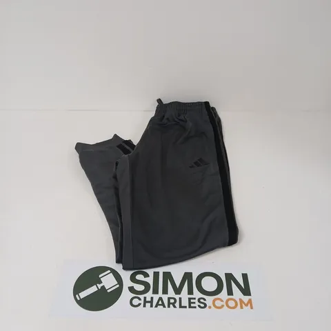 ADIDAS TRACK PANTS β BLACK/GREY, UK M (MEN'S)