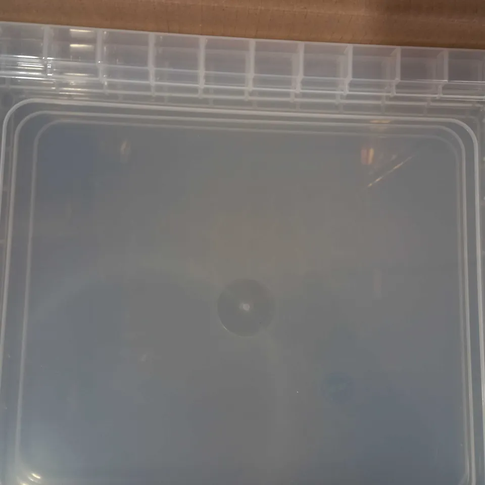 REALLY USEFUL PRODUCTS BOX, NESTABLE CLEAR STORAGE BOX SET
