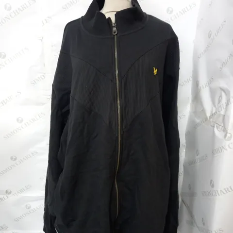 LYLE & SCOTT CHEVRON ZIP THROUGH TRACK JACKET - 4XL