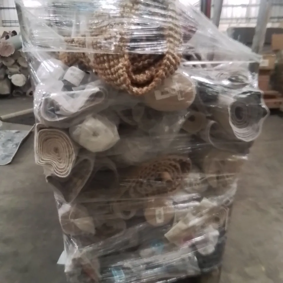 PALLET OF APPROXIMATELY 25 QUALITY DESIGNER RUGS